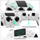 Беспроводной геймпад Data Frog T29 для PS4 / PS4 Pro / PS4 Slim / PC, Bluetooth 5.2, тачпад, USB-C, White - изображение 9