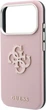 Etui na smartfon Guess Grained & Big Resin Logo do Apple iPhone 18 Pro / Apple iPhone 17 Pro Pink (3666339654948) - obraz 5
