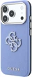Etui na smartfon Guess Grained & Big Resin Logo do Apple iPhone 18 Pro Max / Apple iPhone 17 Pro Max Niebieskie (3666339655037) - obraz 2