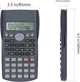 Научный калькулятор Helect 240 функций, инженерный, 2-строчный 12-разрядный дисплей, черный - изображение 2