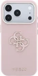 Чохол для смартфона Guess Grained & Big Resin Logo для Apple iPhone 18 Pro Max / Apple iPhone 17 Pro Max Pink (3666339654955) - зображення 3