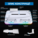 Док-станция Saitake STK-DZ501 для PlayStation 5 PS5 (версия с дисководом и Digital), охлаждение, зарядка 2 DualSense, держатель для наушников - изображение 2