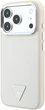 Etui na smartfon Guess Grained Triangle Logo MagSafe do Apple iPhone 18 Pro Max / Apple iPhone 17 Pro Max Beige (3666339654795) - obraz 2