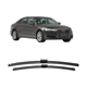 Склоочисники Aoye для Audi A6L (моделі 2012-2018)/11-17 Audi A8L без кісток, передні склоочисники, 1 пара, 26+21 дюймів - зображення 2