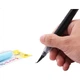 Ручка-кисть для каллиграфии Pentel Scientific, маленькая, стандартная, мягкая, для тренировки письма, со сменным стержнем, XFL2F, черная. - изображение 2