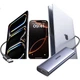 Металлический USB-концентратор Ugreen USB 3.0 с 4 портами, высокоскоростной, док-станция, многопортовый адаптер, блок питания Type-C для ноутбука. - изображение 3