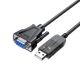 Кабель DIT USB - RS232, промислового класу, DB9, жіночий COM-порт, комунікаційний кабель для передачі даних, FTDI-чіп з індикатором, кабель для налагодження послідовного порту на великі відстані IOT5084B 25 м - зображення 4