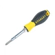 Багатофункціональна викрутка STANLEY 6-в-1 STHT68012-8 Викрутка подвійного призначення з хрестовим та плоским головками для домашнього ремонту - зображення 1
