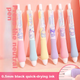 Набор из 6 гелевых ручек GuangBo & Sanrio Comfort Foam с выдвижным стержнем, наконечник ST, европейская упаковка, толщина чернил 0,5 мм, черные чернила, Back-To Stationery, KT82110-6 - изображение 4