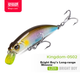 Guowangluya Rice Noodle Sinking Micro Lure Artificial Bait for Freshwater Bass, Bionic Imitation Bait, 3.6g/LZ01 Color - изображение 4