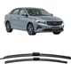 Склоочисники Aoye для Geely Dihao 4-го покоління моделей 2022-2026 років / Щітки склоочисника Geely G6 Boneless, передні склоочисники, 1 пара, 24+16 дюймів - зображення 3