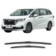 Склоочисники Paisu 2015-2026 для Honda Odyssey/Elysion, оригінальні безкісткові щітки склоочисників, автомобільні гумові смужки, U-подібні 28/14 - зображення 3