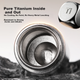 Термобутылка Fuguang из титана 218 мл Starmoon Silver - изображение 2