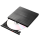 Зовнішній оптичний привід Lenovo 8x Speed, зовнішній записувач DVD, портативний оптичний привід, зовнішній оптичний привід, портативний зовнішній пристрій для читання та запису ноутбука, чорний колір, GP70N - зображення 4