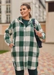 Спортивный костюм-тройка в клетку с кардиганом (060247802) Зеленый 50-52 - изображение 2
