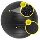 Слембол (медицинский мяч) для кроссфита Cornix Slam Ball 2 кг XR-0541 Black - изображение 8