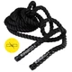 Канат тренировочный Cornix Battle Rope 12 м для кроссфита XR-0574 Black - изображение 7