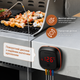 BBQ термометр Inkbird IBT-4XS Bluetooth цифровий на 4 кольорові щупи для м'яса, гриля, духовки та коптильні | керування через застосунок BBQ Go, дальність до 50 м, акумулятор до 40 годин | магнітний термометр для стейків з таймером - изображение 5