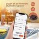 BBQ термометр Inkbird IBT-4XS Bluetooth цифровий на 4 кольорові щупи для м'яса, гриля, духовки та коптильні | керування через застосунок BBQ Go, дальність до 50 м, акумулятор до 40 годин | магнітний термометр для стейків з таймером - изображение 6