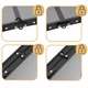 Набор кемпинговый Springos складной стол и стулья 4 шт CS0182 Grey/Black - изображение 13