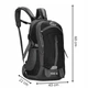 Туристический рюкзак Springos 60 л CS0132 Black/Grey - изображение 11
