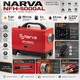 Дизельная автономка Narva NFH-5000AL обогреватель 5 кВт 12/24/230 В портативная печь с расходом 0,4 л/ч баком 5 л одним алюминиевым выходом пультом ЖК-управлением для авто гаража кемпера мастерской - изображение 2