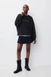 Світшот на флісі Pull & Bear темно-сірий з принтом TDKBM613 XL - изображение 2