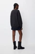 Світшот на флісі Pull & Bear темно-сірий з принтом TDKBM613 XL - изображение 3