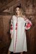 Жіноча вишита сукня Galychanka Вогняна S Білий (GALVOGPBI) - изображение 2