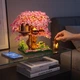 Конструктор Дом на дереве Сакуры 1157 деталей с LED подсветкой , игровой набор конструктор ночник Розовый - изображение 5