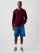 Свитшот на флисе мужской GAP 159243059 L Бордовый (1162399136) - изображение 3