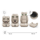Автокрісло Kinderkraft Comfort Up 2 Plus i-Size Beige (KCCOUP02BEGPL00) - зображення 4