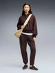 Спортивные штаны на флисе женские Puma HER Comfort Pants FL CL 69403233 L Коричневые (4070033338650) - изображение 3