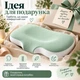 Ортопедична анатомічна подушка Memory Foam 65×40×10 см зі знімною бавовняною наволочкою - зображення 4