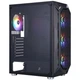 Корпус 1stPlayer X6-BK-4F1, Чорний - 595141 - зображення 1