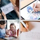 Стилус для планшета и смартфона XO ST-10 3в1 165 мм с магнитным креплением и дисковым наконечником Белый для рисования и письма - изображение 2