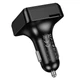 Автомобільний FM-трансмітер HOCO E89 45 Вт із підсвічуванням 2×USB-A та USB Type-C Black (24454) - зображення 5