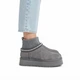 Женские угги UGG Tazz Platform Knit Grey 38 (24см) - изображение 3