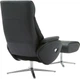 Крісло-реклайнер софа Qlab RC210B Leather Black - зображення 7