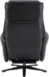 Крісло-реклайнер софа Qlab RC268B Leather Black - зображення 4
