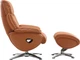 Крісло-реклайнер софа Qlab RC280BR Leather Brown - зображення 3