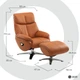 Крісло-реклайнер софа Qlab RC280BR Leather Brown - зображення 14