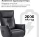 Крісло-реклайнер софа Qlab RC300B Leather Black - зображення 12
