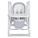 Стульчик для кормления DEBUT ME 1102 Gentle Gray, до 15 кг - изображение 2