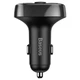 Автомобільний FM-модулятор Baseus S-09A з Bluetooth 10W 2xUSB-A чорний - зображення 3