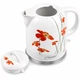 Електрочайник керамічний Maestro 1.5 л (MR-066-RED FLOWERS) - зображення 4