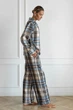 Forli Пижамный костюм из фланели с брюками Elizabeth XL/XXL Голубой FL0073-54-69_XL/XXL - изображение 3