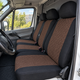 Авточехлы Antar Volkswagen LT46 (LT II) Коричневые антара + жаккард 1+2 (ANP12-0525) - изображение 1
