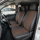 Авточехлы Alux Volkswagen LT46 (LT II) Коричневые экокожа + алькантара 1+2 (AL12-0525) - изображение 1