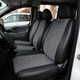 Авточехлы Alux Volkswagen LT28 (LT II) Серые экокожа + алькантара 1+2 (AL12-0506) - изображение 1